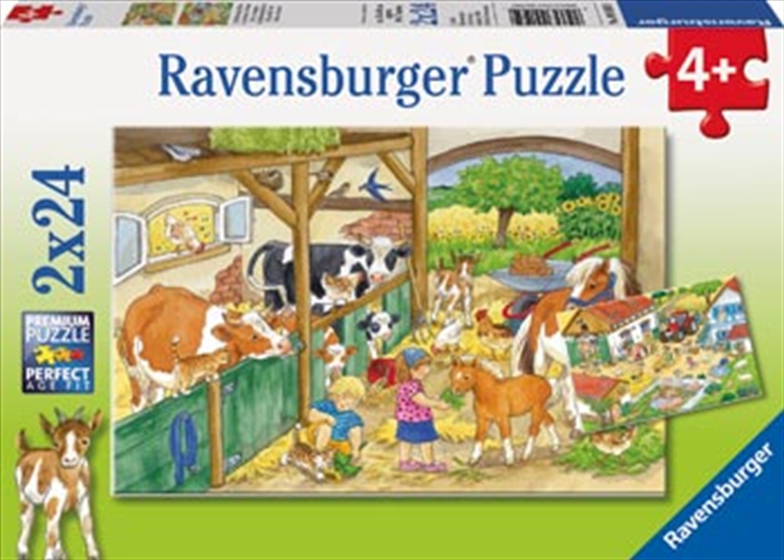 Ravensburger - Merry Country Life Puzzle 2x24 Piece/Product Detail/Education and Kids