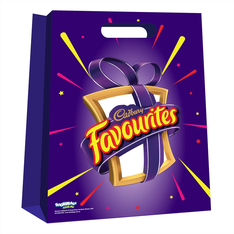 Cadbury Favourites Showbag | Merchandise