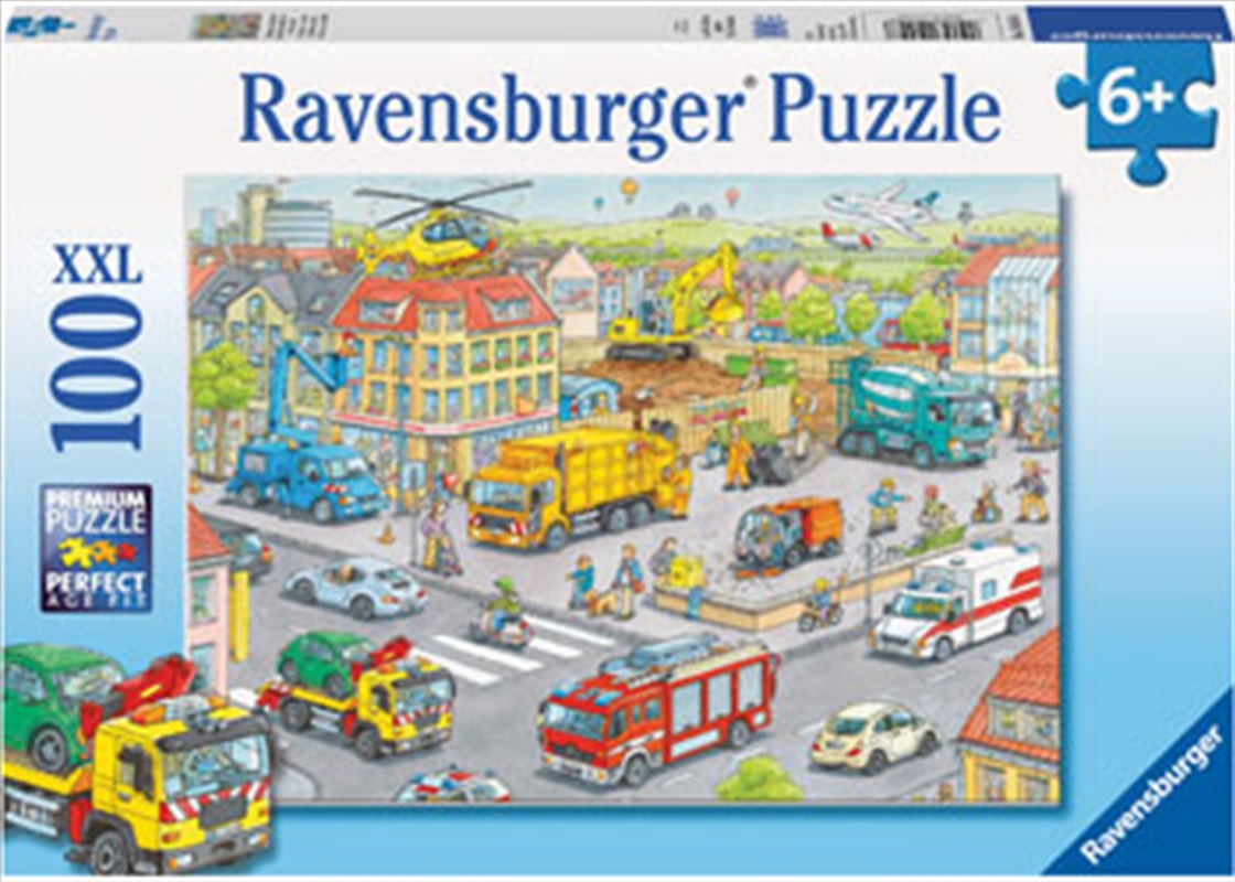 Ravensburger - Vehicles in the City 100 Piece Puzzle/Product Detail/Education and Kids