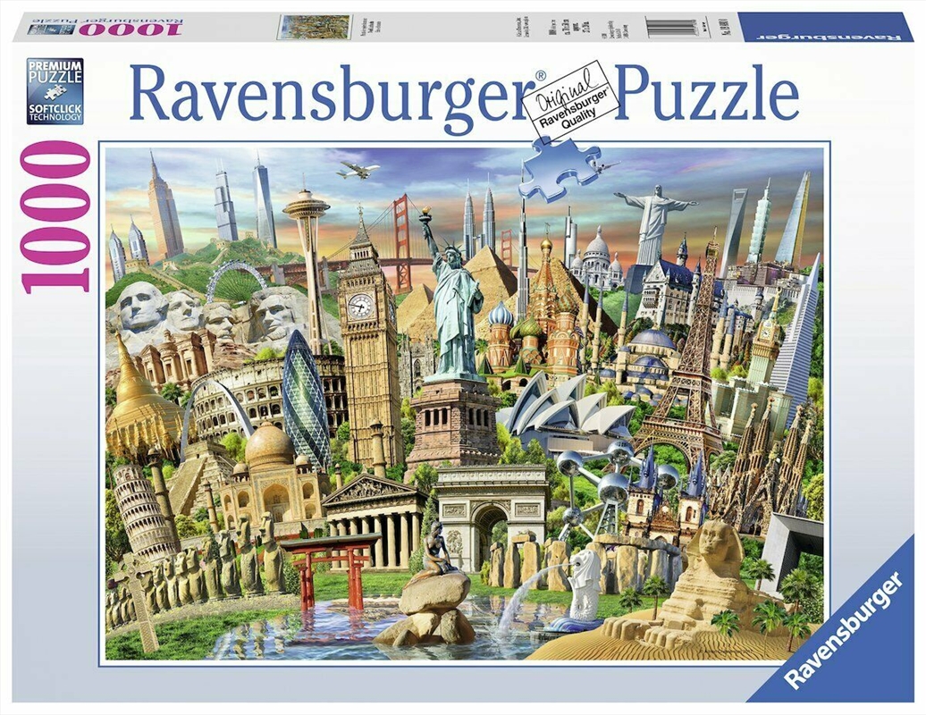 Ravensburger - World Landmarks Puzzle 1000pc/Product Detail/Destination