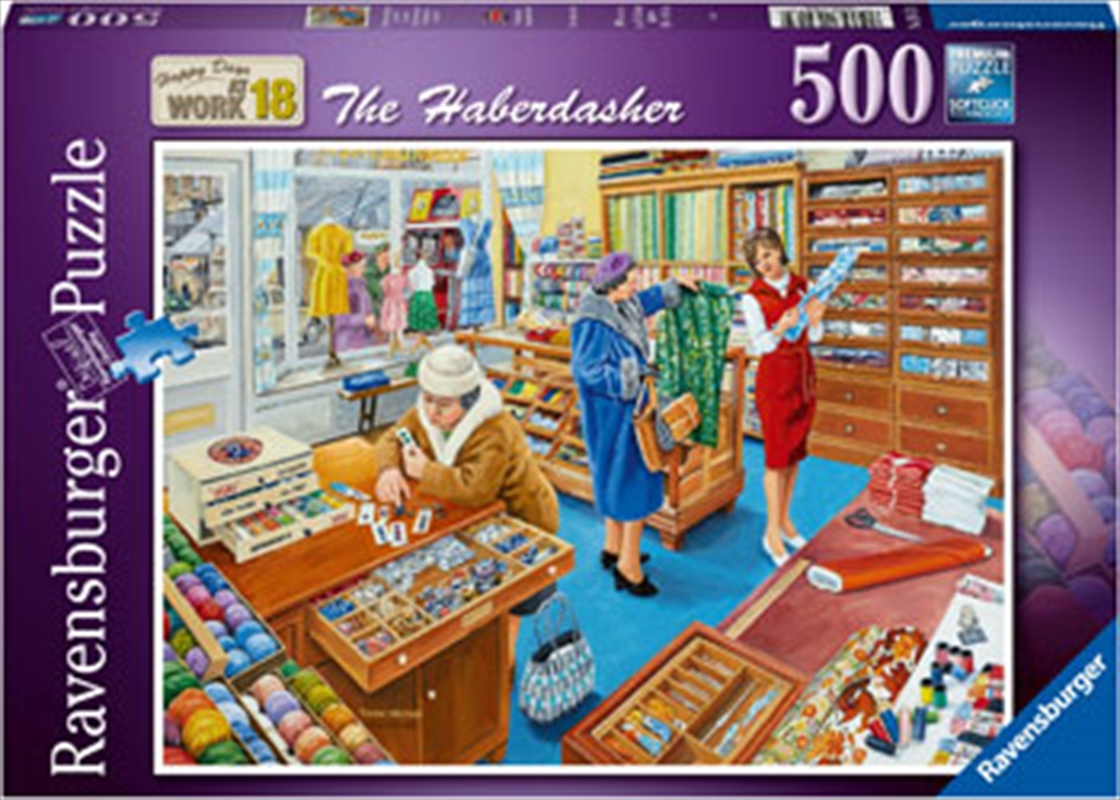 Haberdasher 500 Piece Puzzle/Product Detail/Art and Icons