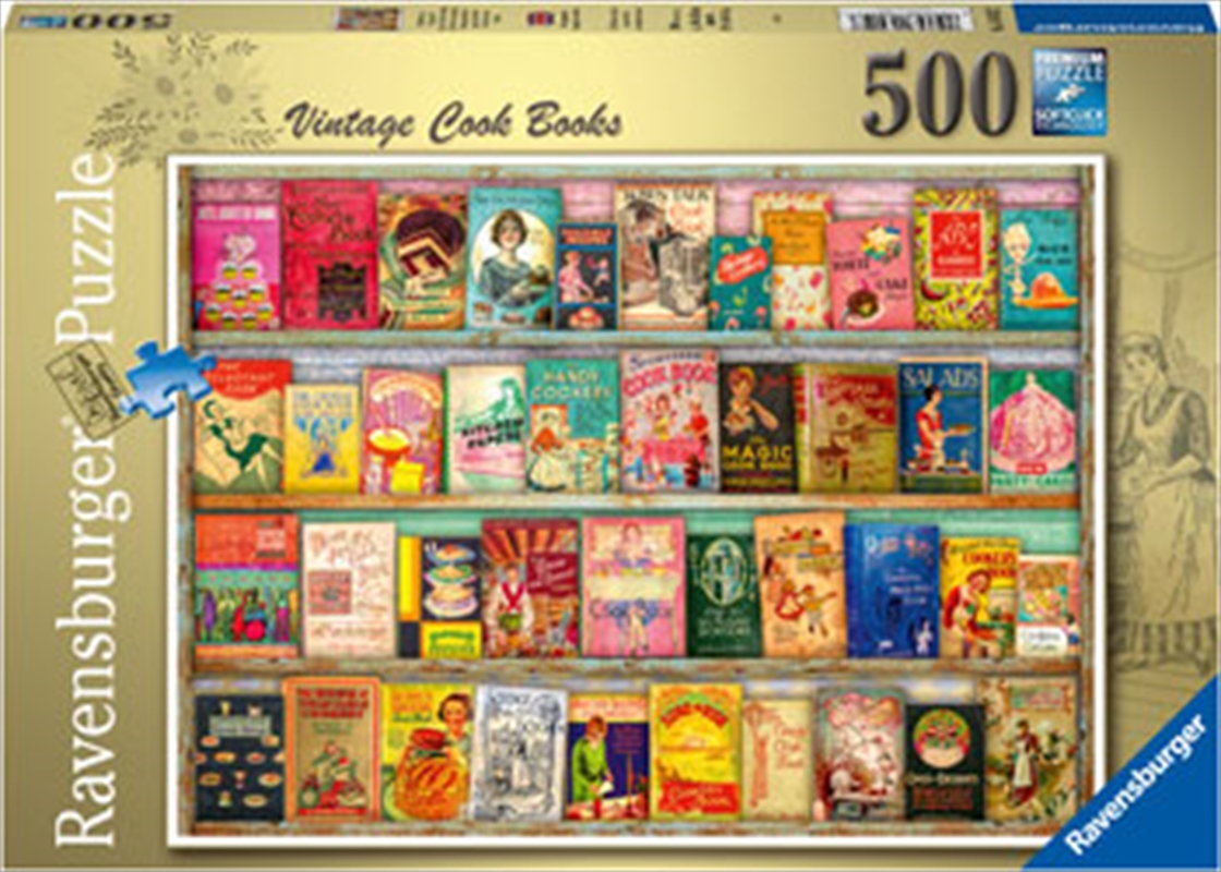 Vintage Cook Books 500pc/Product Detail/Art and Icons