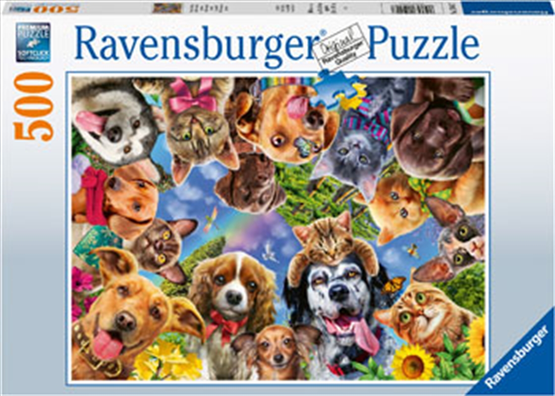 Animal Selfie 500 Piece Puzzle/Product Detail/Nature and Animals