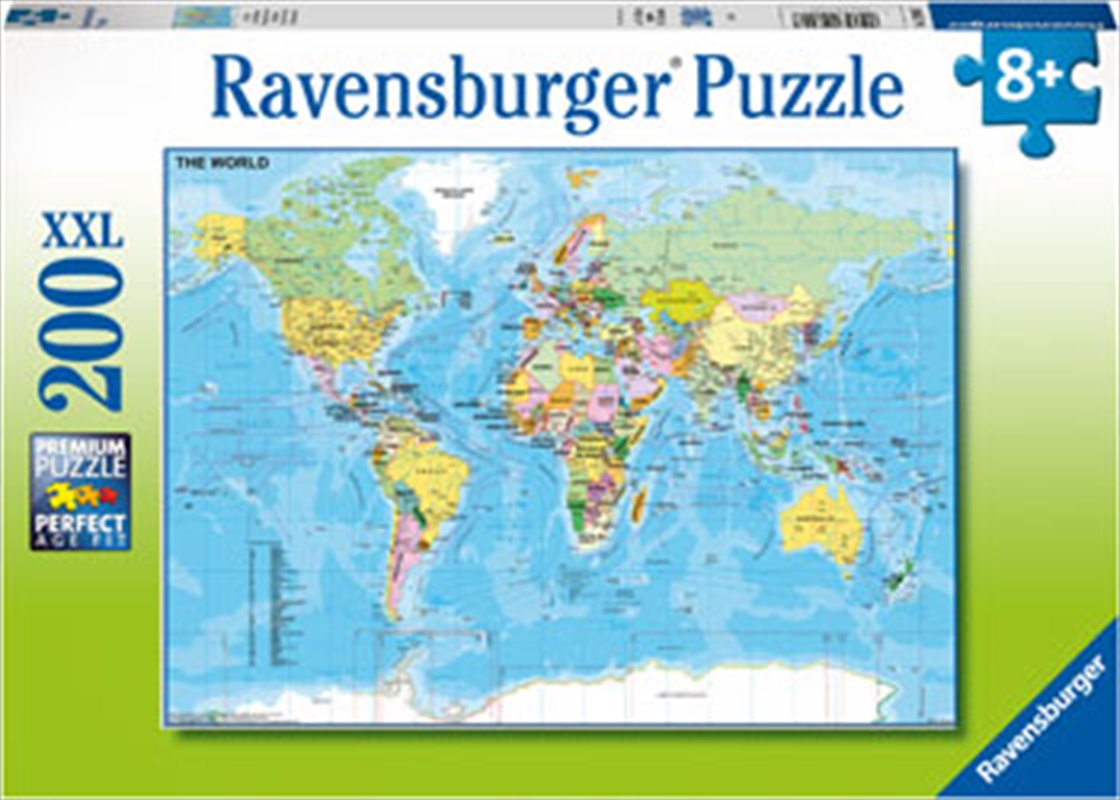 Map Of The World 200 Piece Puzzle | Merchandise