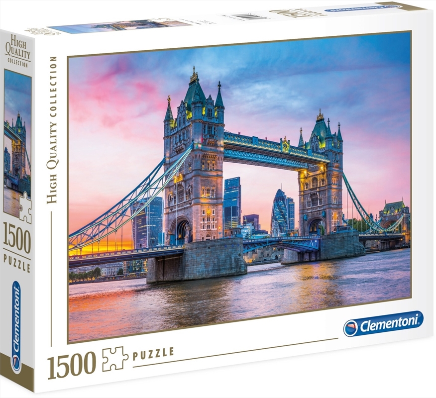 Tower Bridge Sunset 1500 Piece Puzzle | Merchandise