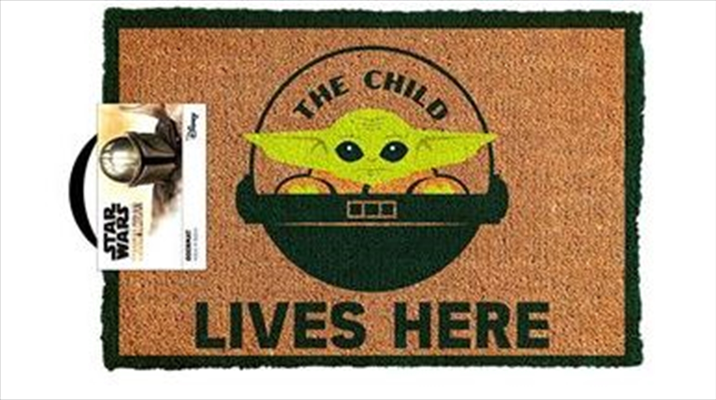 Star Wars The Mandalorian - The Child Lives Here/Product Detail/Doormats
