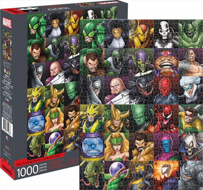 Marvel Villains Collage 1000 Piece Puzzle/Product Detail/Film and TV