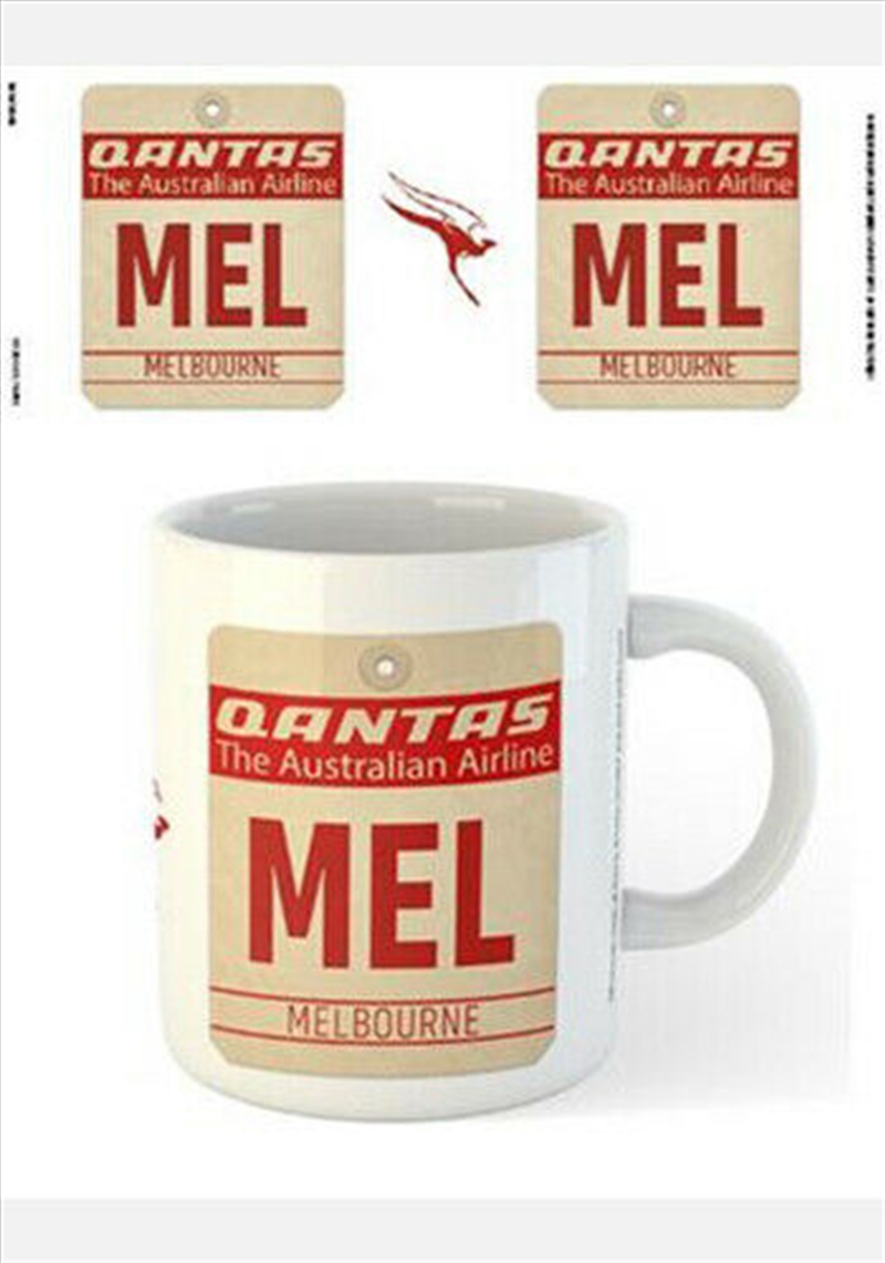 Qantas Mel Airport Code Tag/Product Detail/Mugs