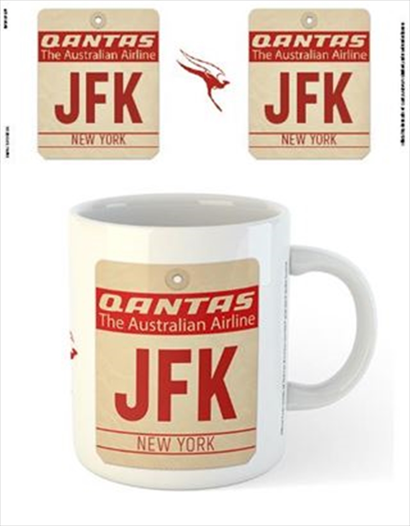 Qantas - JFK Airport Code Tag/Product Detail/Mugs