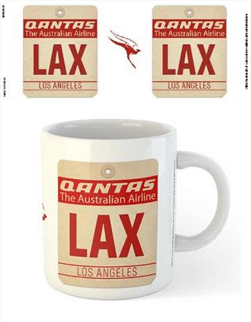 Qantas - LAX Airport Code Tag/Product Detail/Mugs