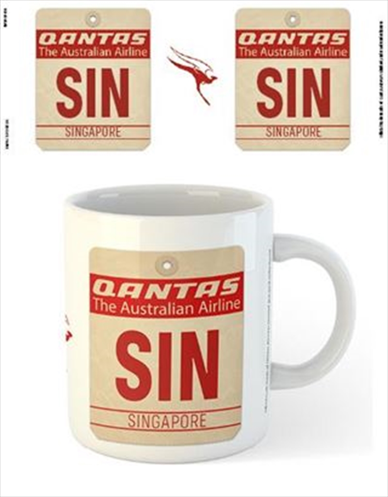 Qantas - SIN Airport Code Tag/Product Detail/Mugs
