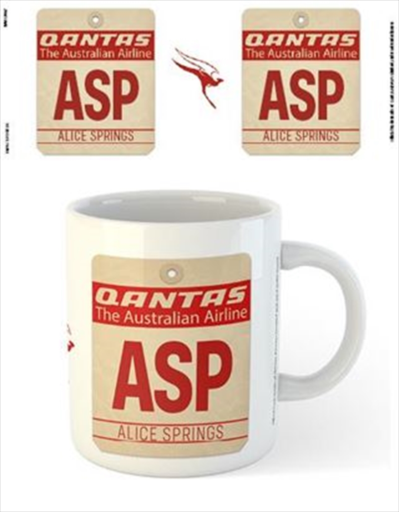 Qantas - ASP Airport Code Tag/Product Detail/Mugs