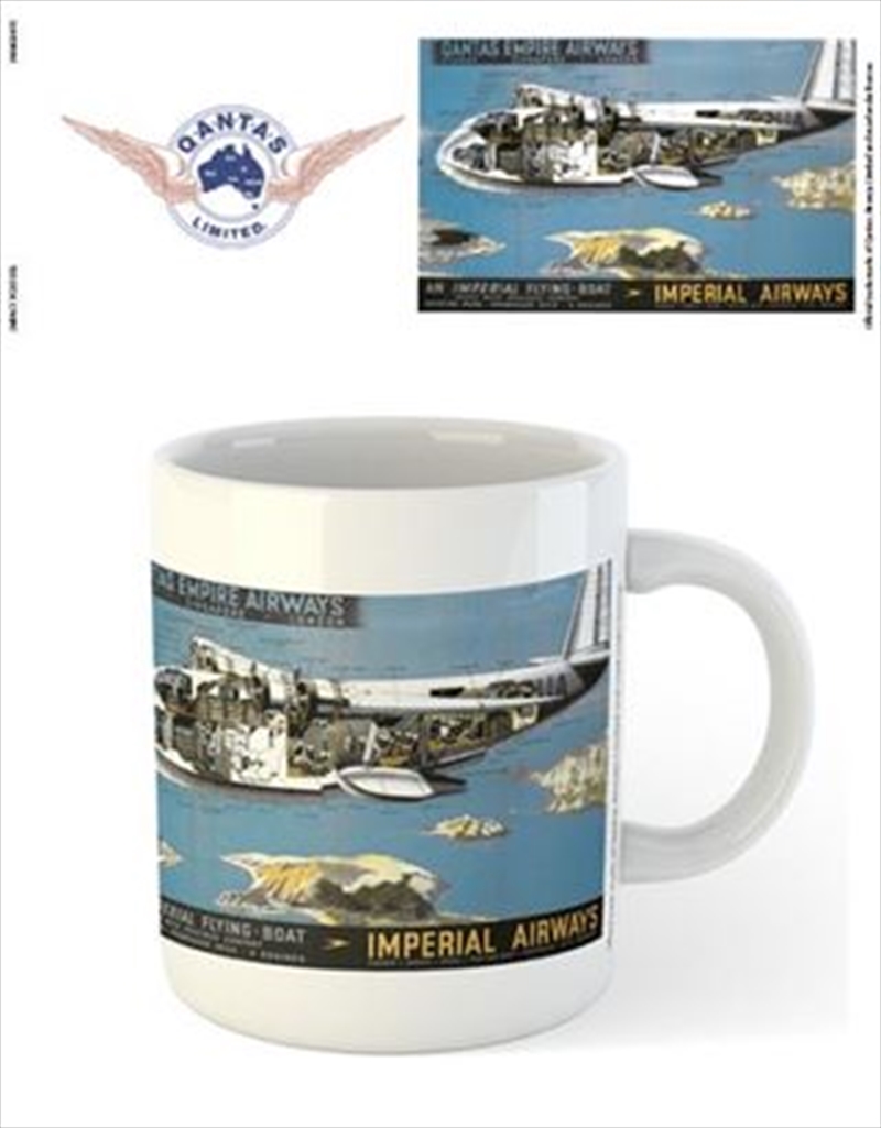 Qantas - Empire Class S23 flying boat Schematic/Product Detail/Mugs