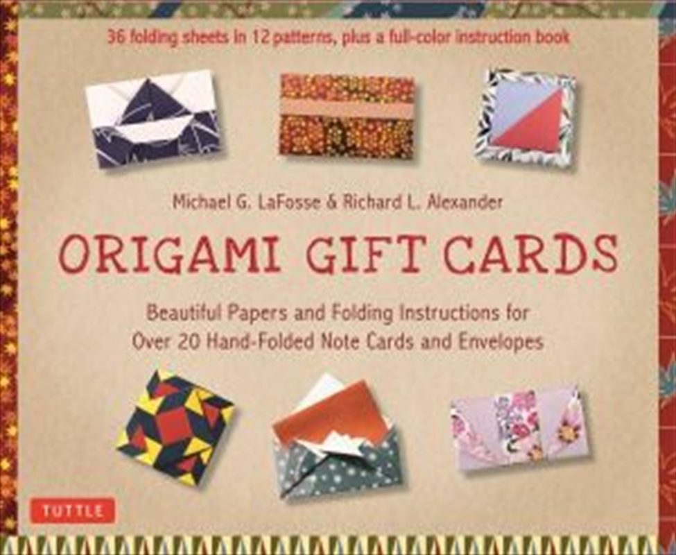 Origami Gift Cards Kit - Beautiful Papers and Folding Instructions for Over 20 Hand-Folded Note Card/Product Detail/Reading