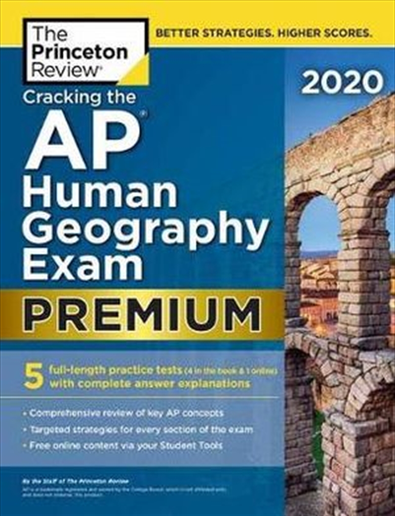 Cracking the AP Human Geography Exam 2020, Premium Edition | Paperback Book