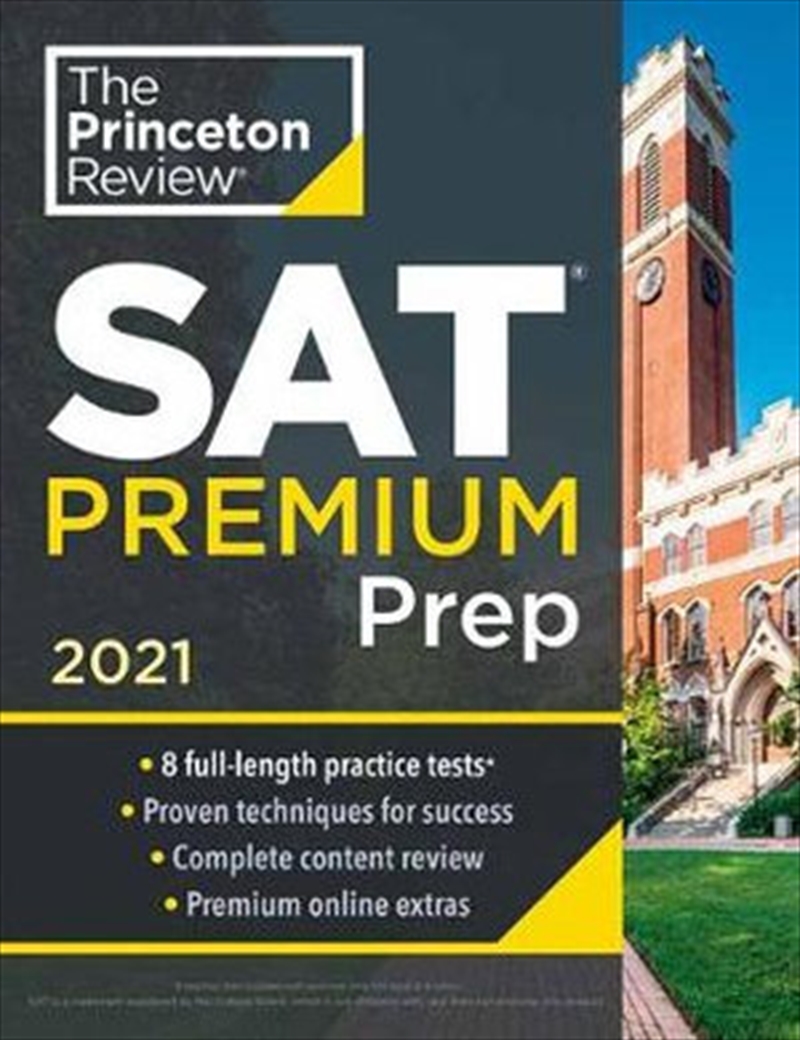 Princeton Review SAT Premium Prep, 2021 | Paperback Book