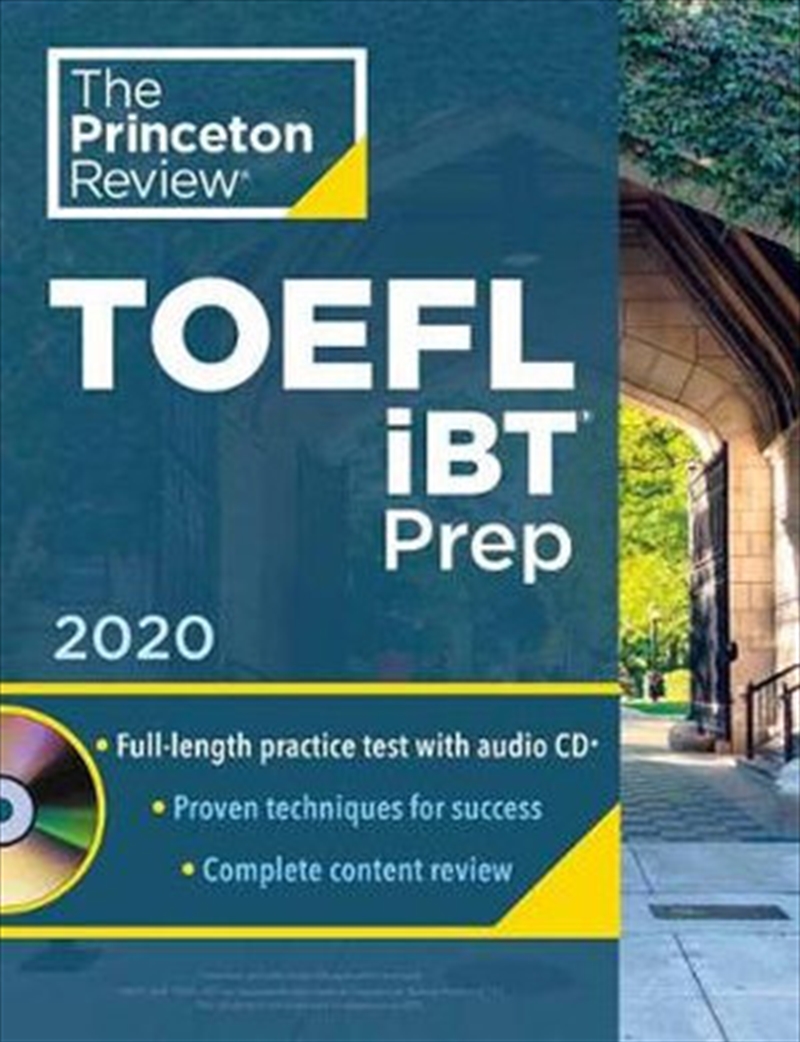 Princeton Review TOEFL iBT Prep with Audio CD, 2020 | Paperback Book