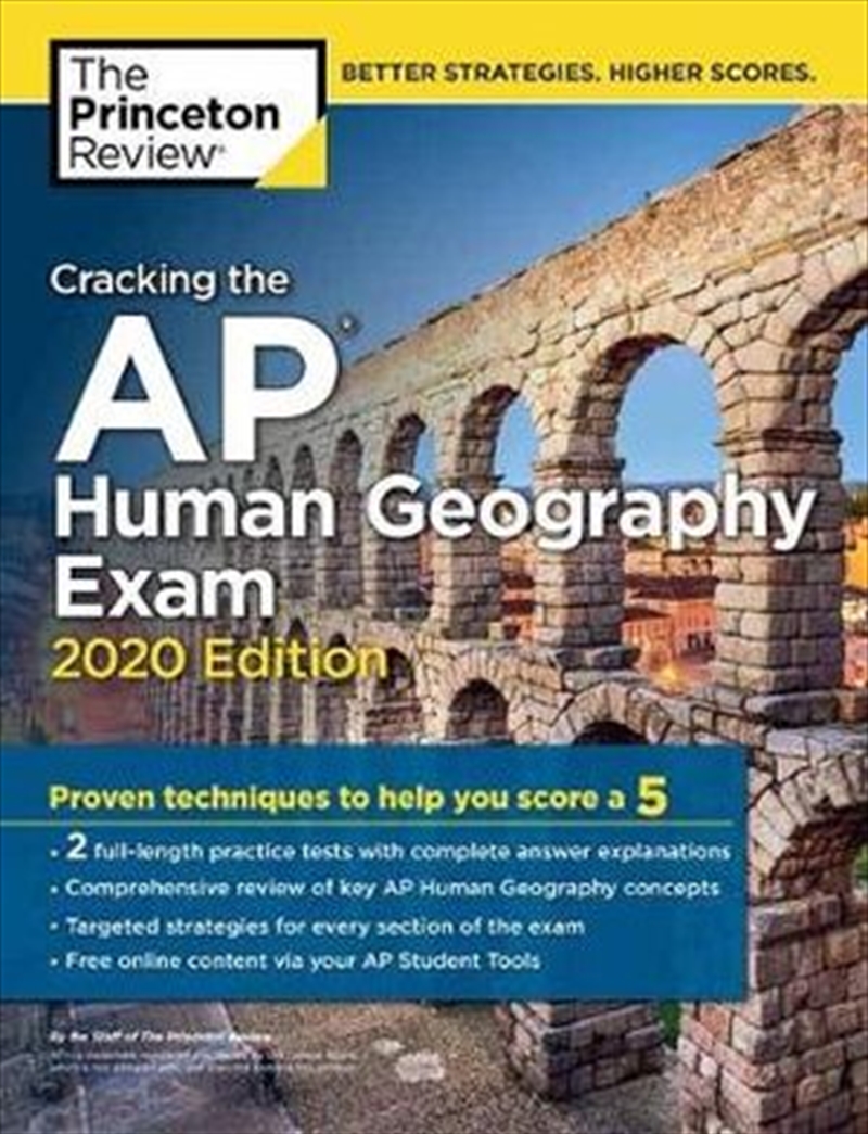 Cracking the AP Human Geography Exam, 2020 Edition | Paperback Book