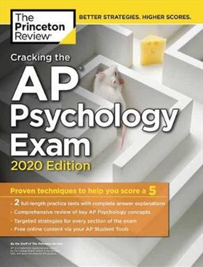 Cracking the AP Psychology Exam, 2020 Edition | Paperback Book
