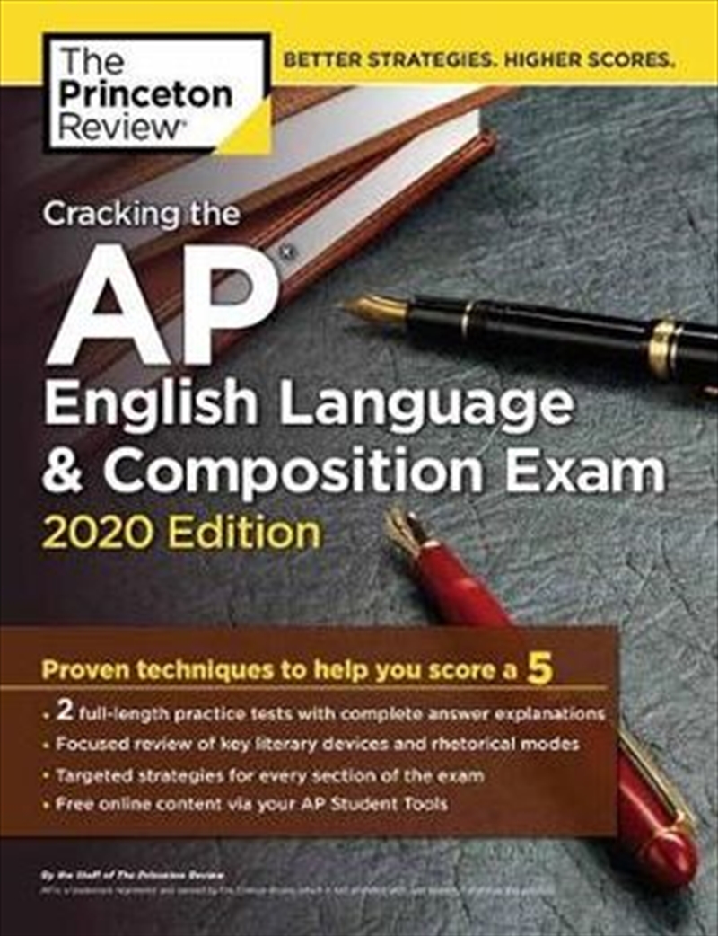 Cracking the AP English Language & Composition Exam, 2020 Edition | Paperback Book