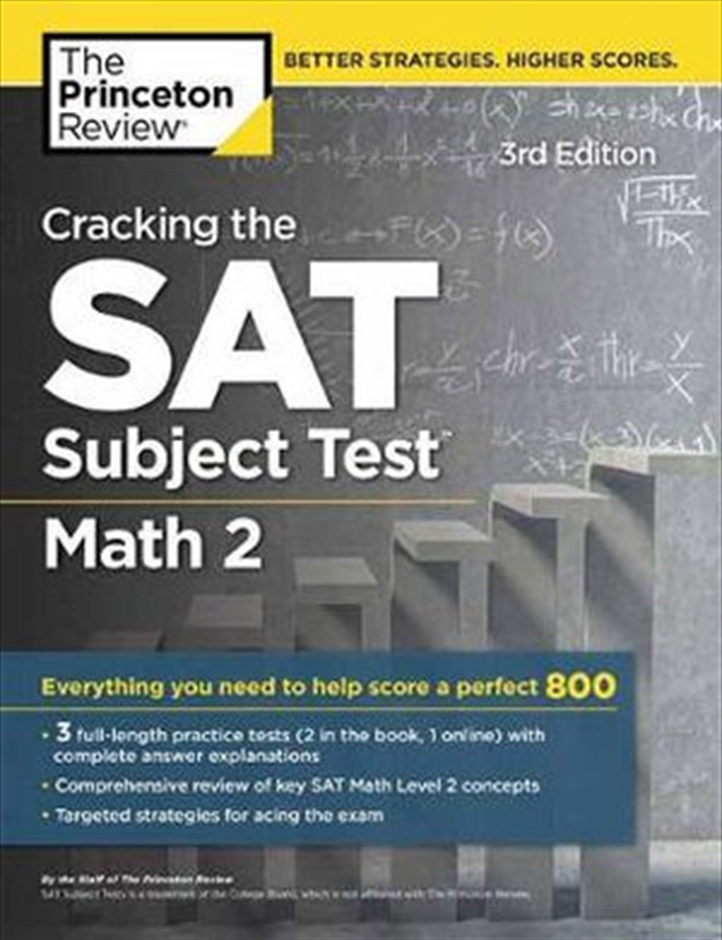 Princeton Review SAT Subject Test Math 2 Prep, 3rd Edition | Paperback Book
