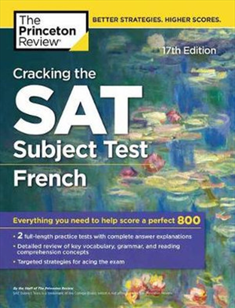 Princeton Review SAT Subject Test French Prep, 17th Edition | Paperback Book