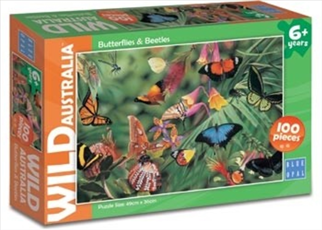Wild Australia Butterflies & Beetles 100 Piece Puzzle/Product Detail/Nature and Animals