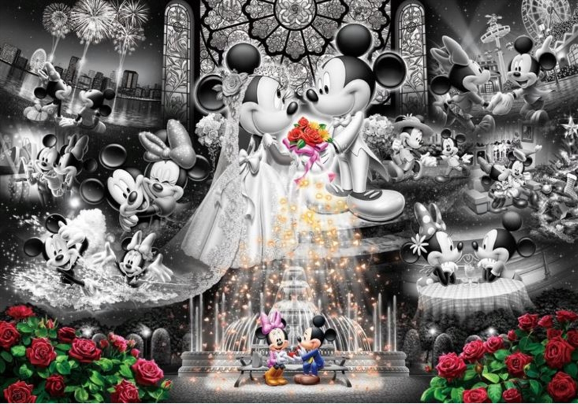 Tenyo Disney Mickey & Minnie Forever Promise Wedding Dream Frost Art Puzzle 1,000 pieces/Product Detail/Film and TV