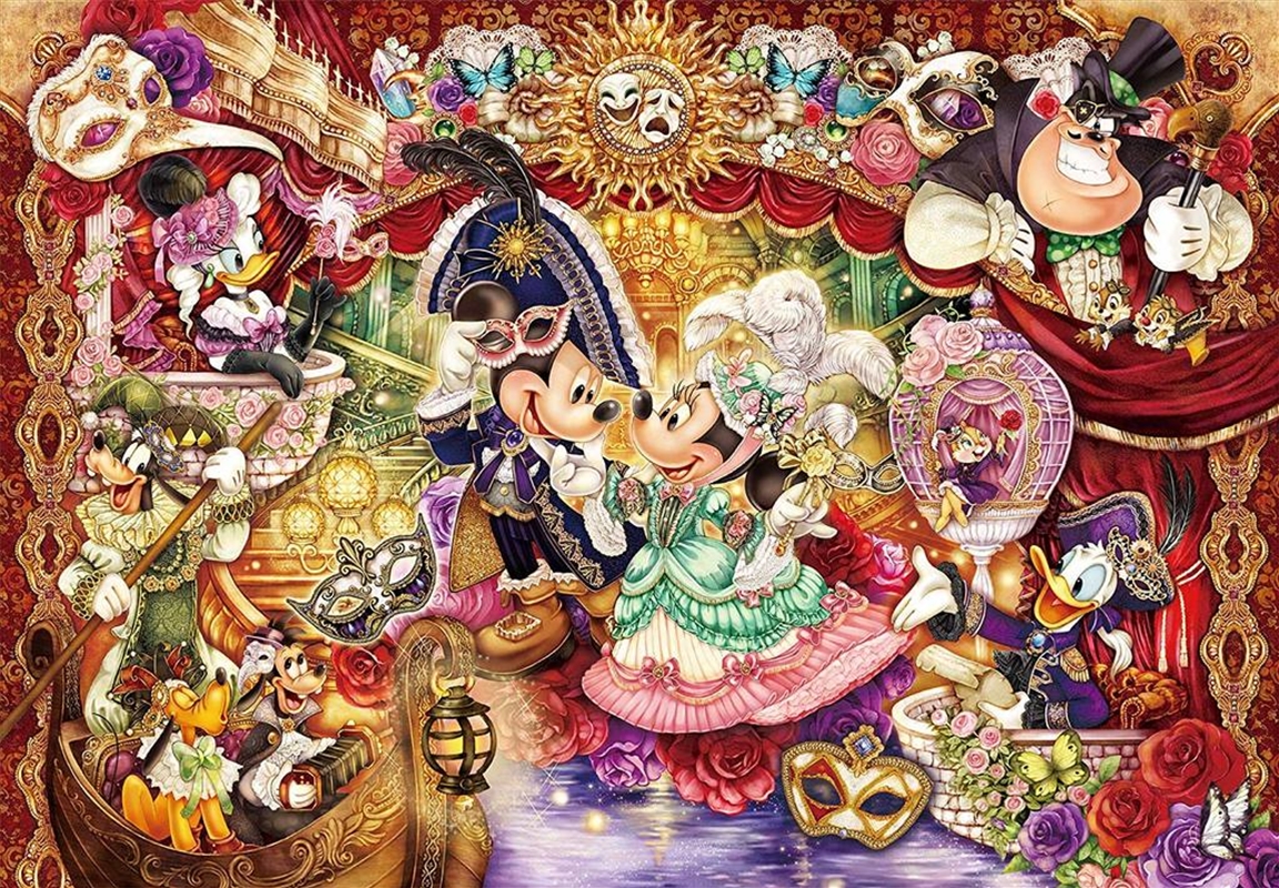 Tenyo Disney Magnificent Masquerade Invitation Puzzle 1,000 pieces/Product Detail/Film and TV