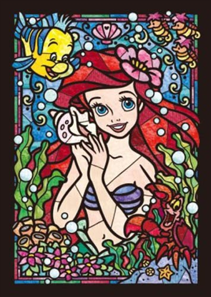 Tenyo Disney the Little Mermaid Ariel Stained Glass Puzzle 266 pieces | Merchandise