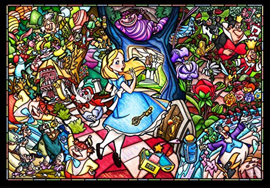 Alice In Wonderland Stained Glass 500 Piece Puzzle/Product Detail/Film and TV