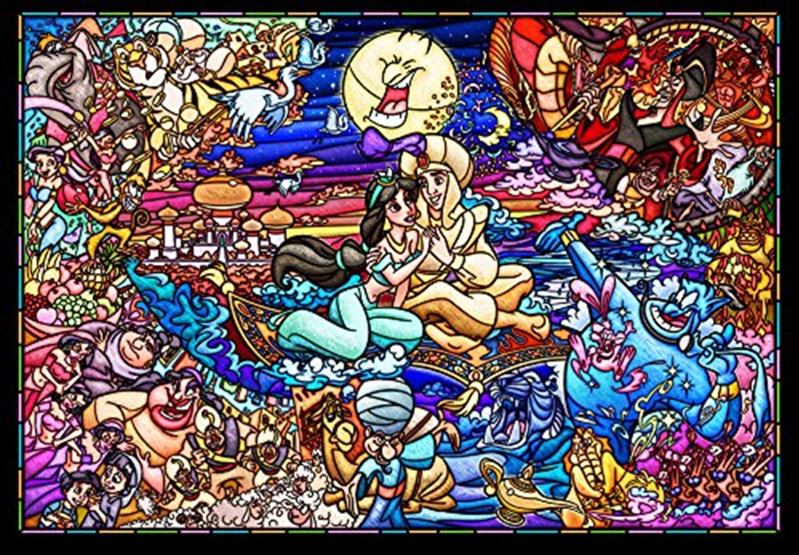 Aladdin Story Stained Glass 500 Piece Puzzle/Product Detail/Childrens