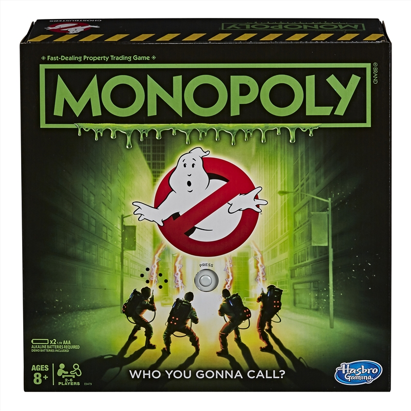 Monopoly - Ghostbusters - Who You Gonna Call/Product Detail/Board Games