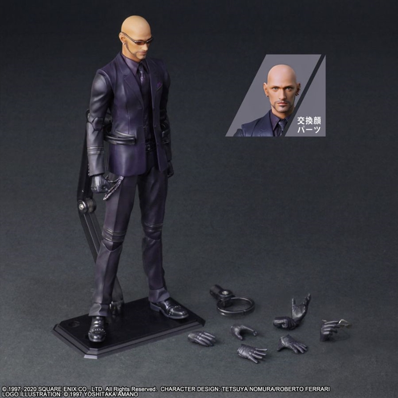 Final Fantasy VII - Rude Play Arts Action Figure/Product Detail/Figurines