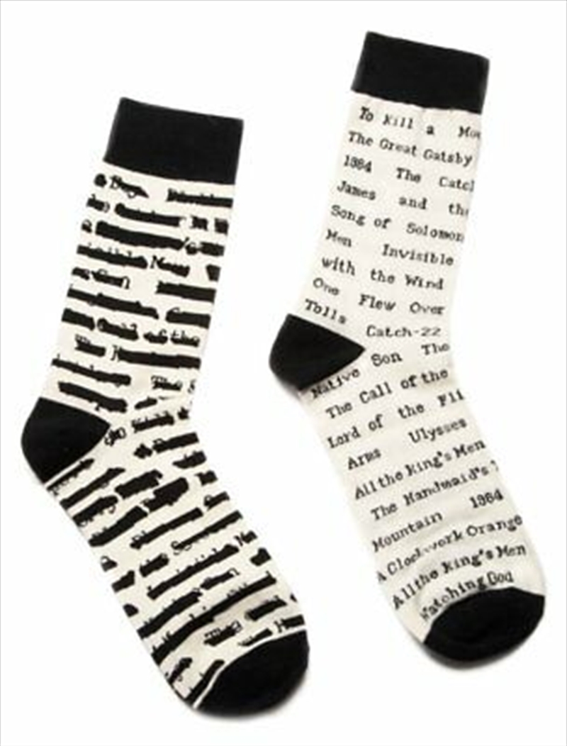Banned Books Sock (small)/Product Detail/Socks