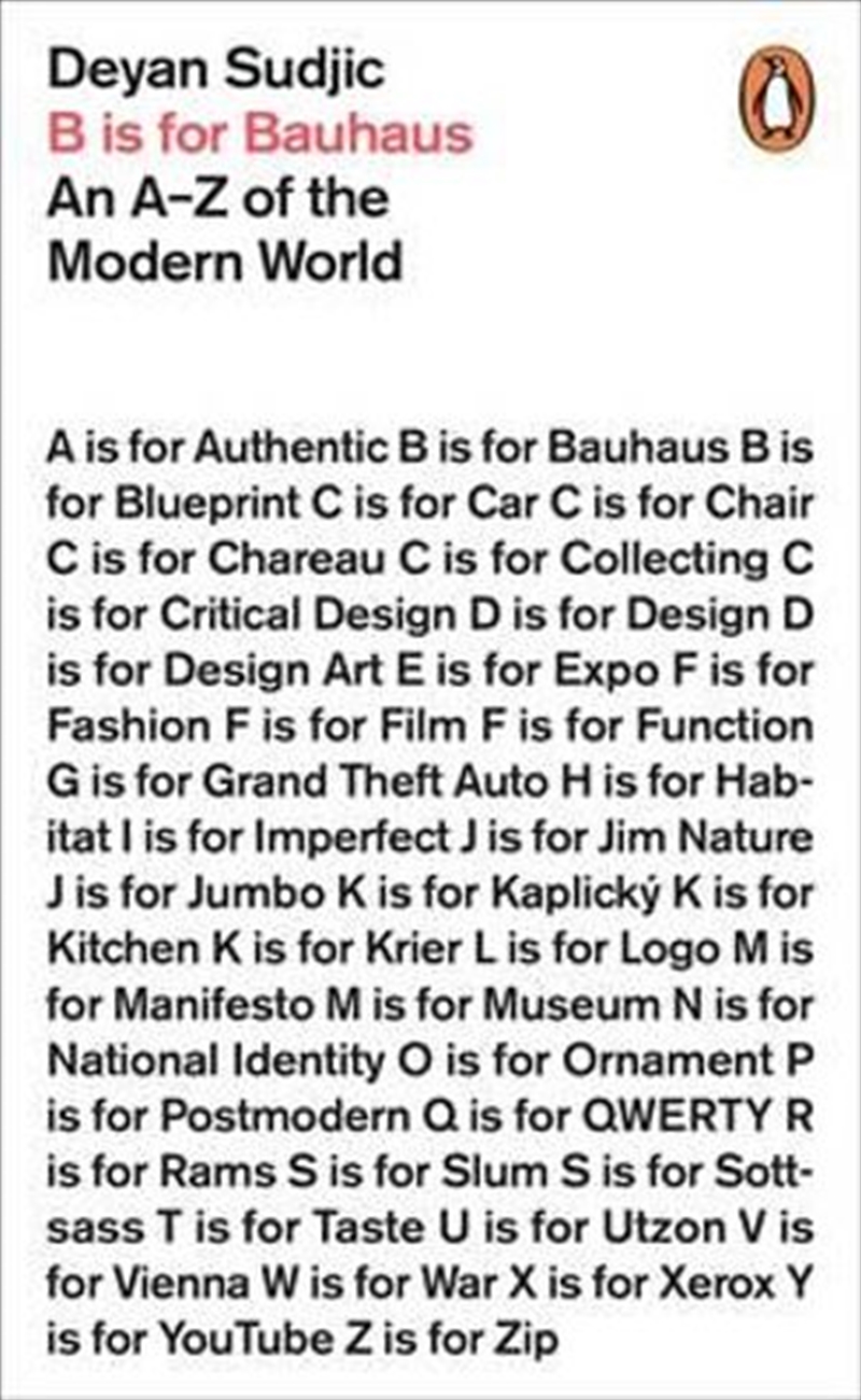 B is for Bauhaus: An A-Z of the Modern World/Product Detail/Architecture