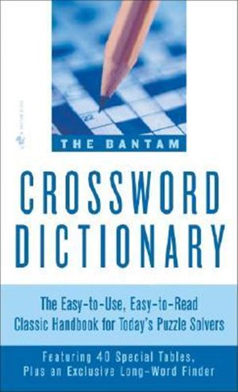 Bantam Crossword Dictionary/Product Detail/Adults Activity Books