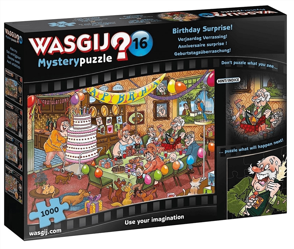 Wasgij Mystery 16 Birthday Surprise 1000 Piece Puzzle/Product Detail/Art and Icons
