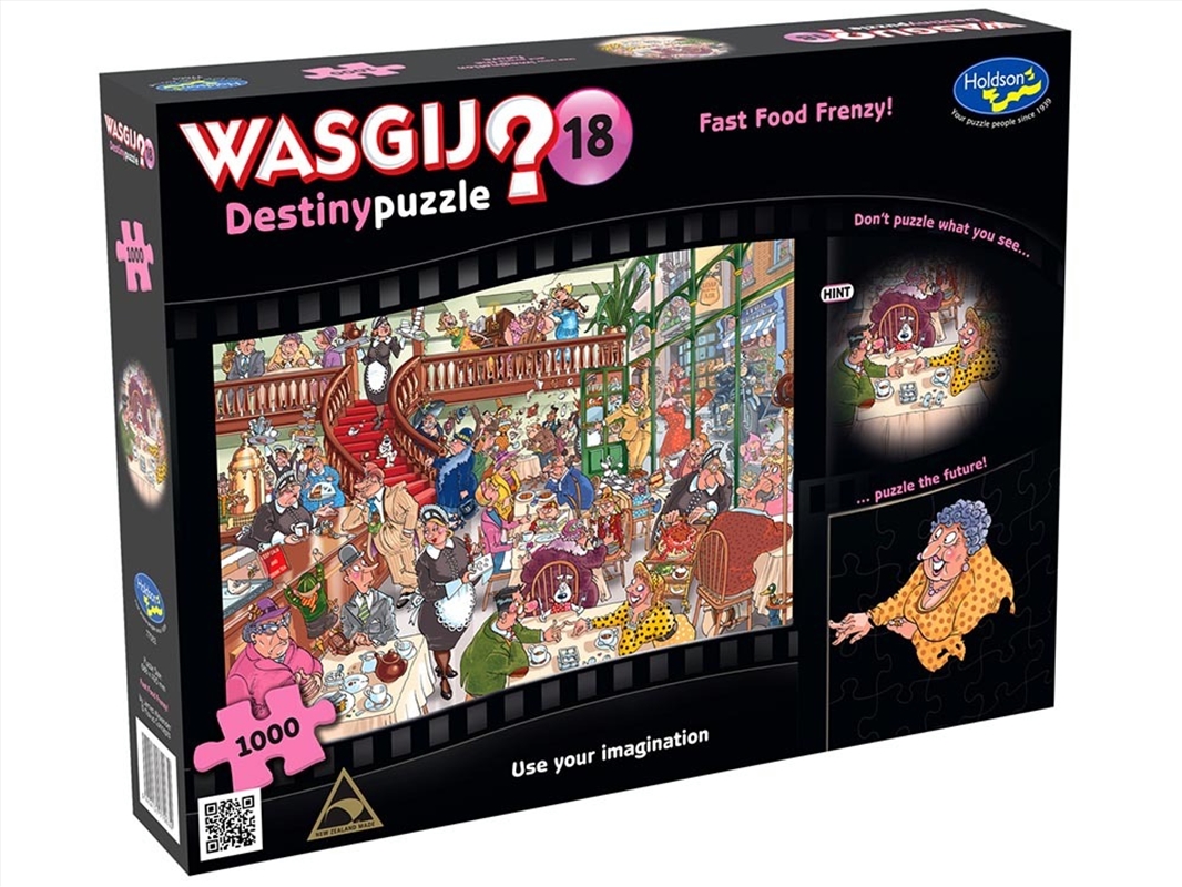 Wasgij Destiny 18 Food Frenzy 1000 Piece Puzzle/Product Detail/Art and Icons
