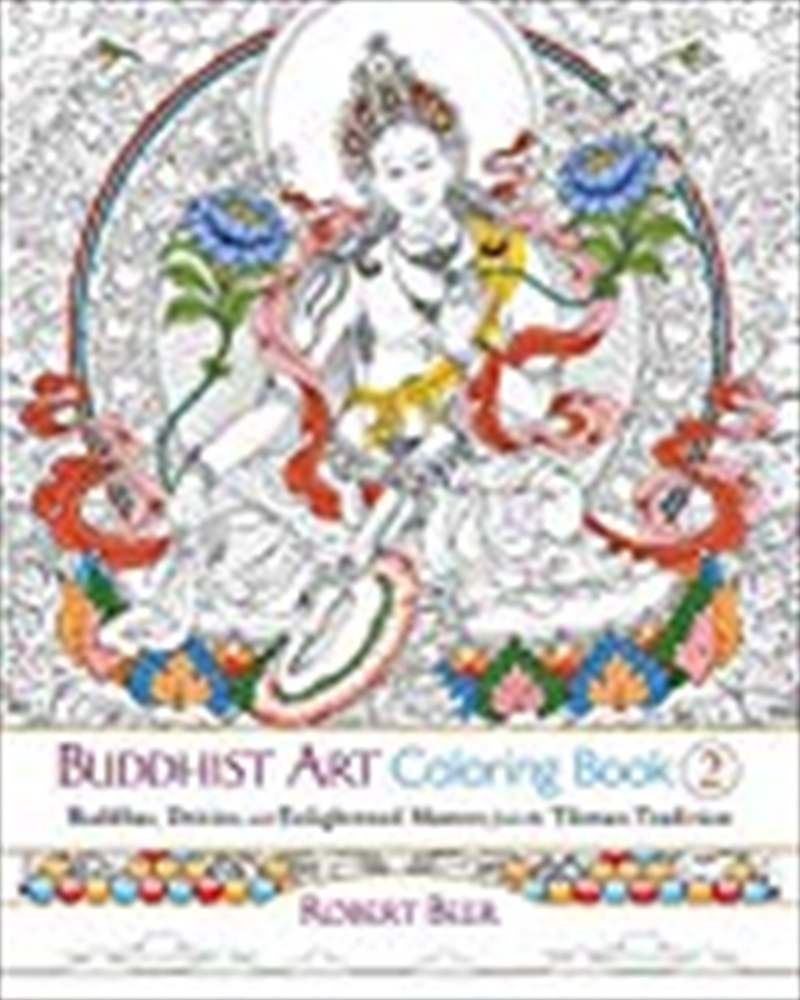 Buddhist Art Coloring Book 2/Product Detail/Adults Colouring