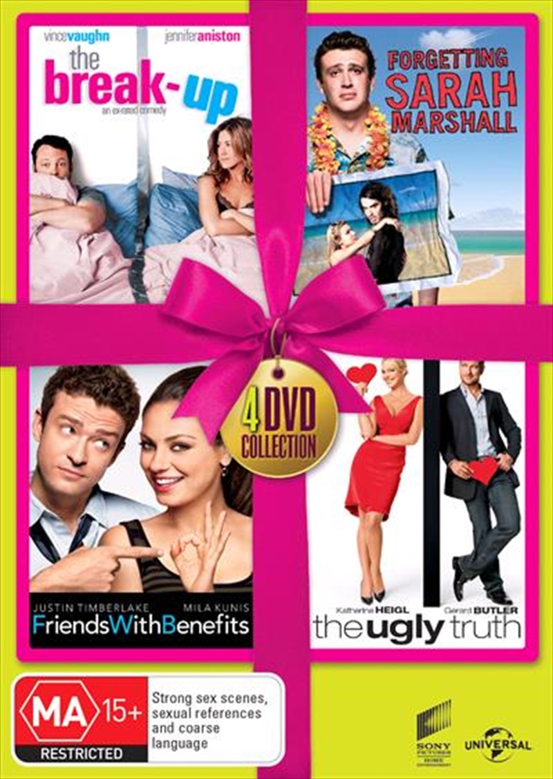 Ugly Truth / The Break-Up / Forgetting Sarah Marshall / Friends With Benefits  4 Movie Set - Pink R/Product Detail/Comedy