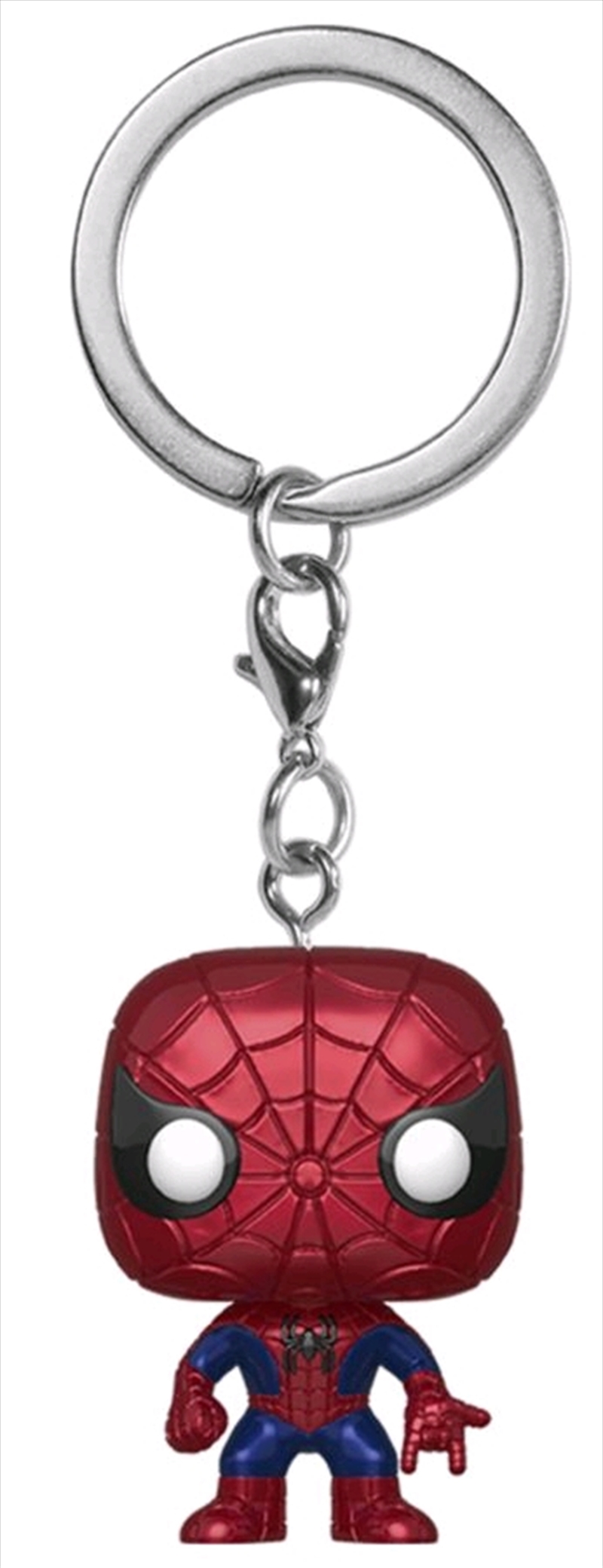 Spider-Man - Spider-Man Metallic US Exclusive Pocket Pop! Keychain [RS]/Product Detail/Movies