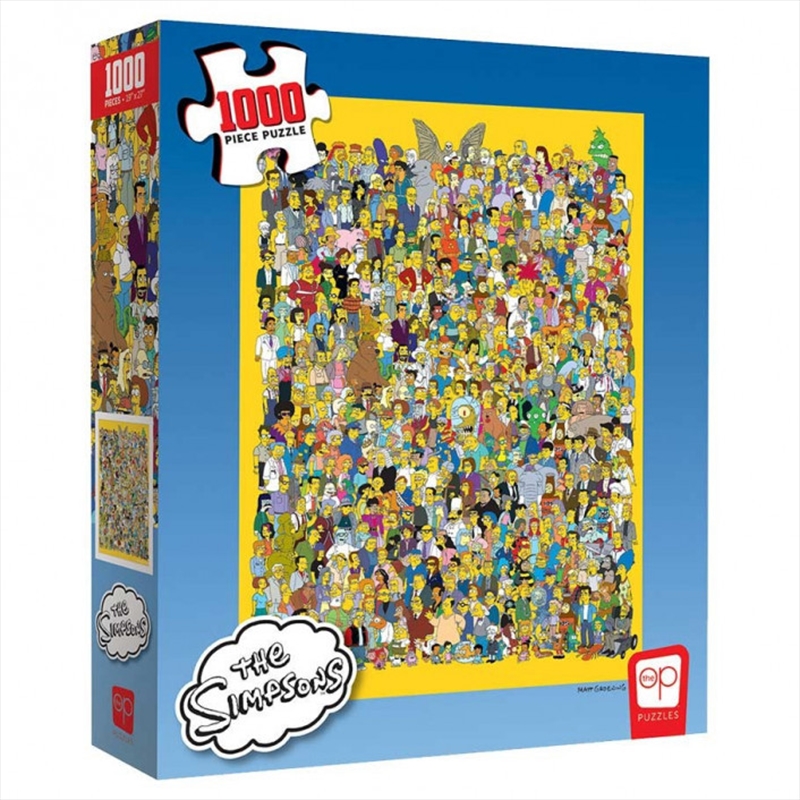 Simpsons Casting Call Puzzle 1000 Piece Puzzle | Merchandise