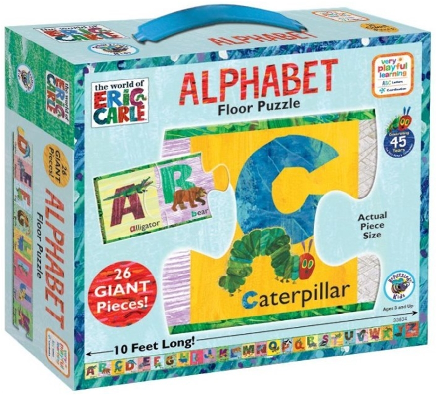 Alphabet Floor Puzzle - World of Eric Carle - 26 Giant Pieces/Product Detail/Education and Kids