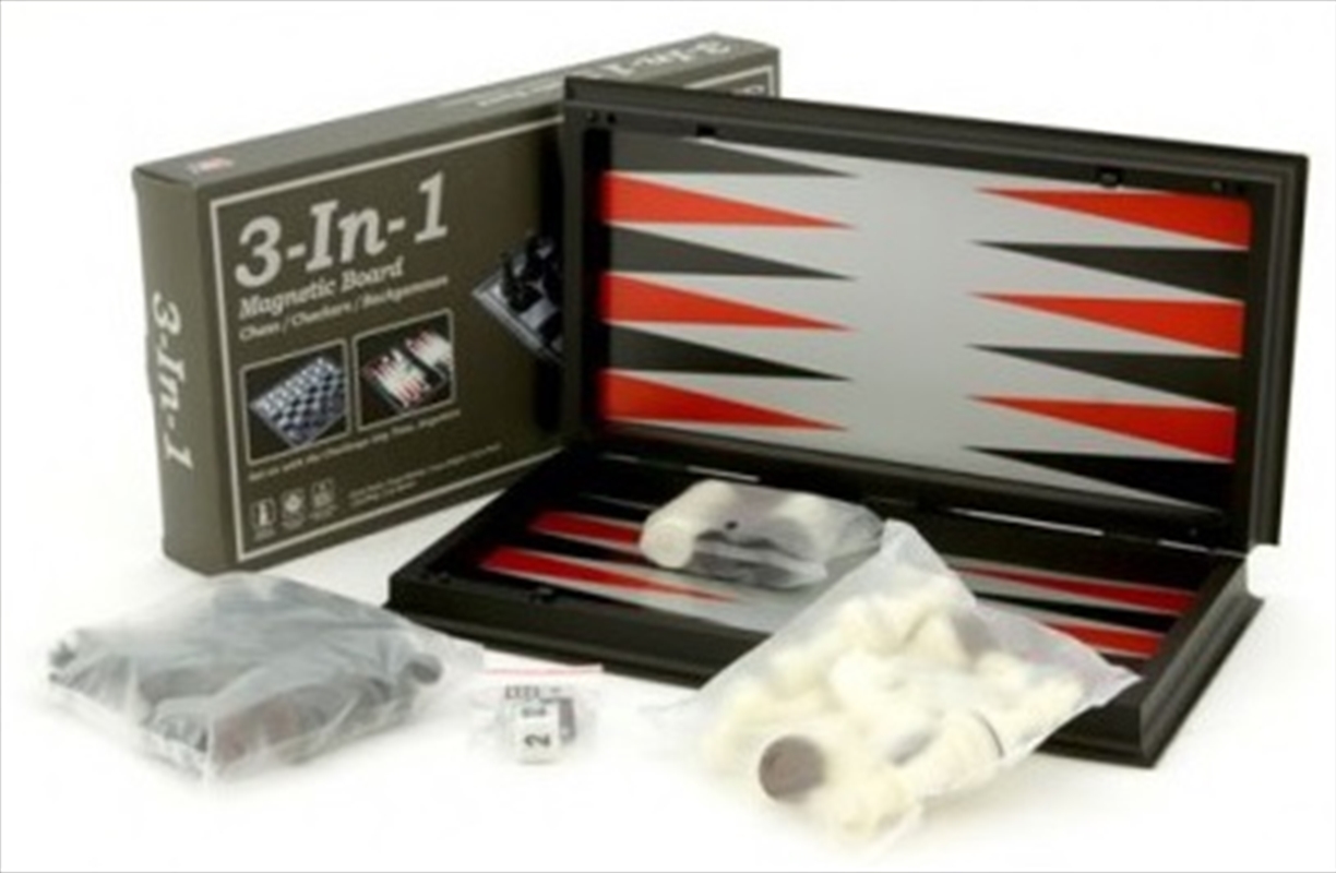 Magnetic 3 In 1 10inch Chess, Checkers & Backgammon Set/Product Detail/Board Games