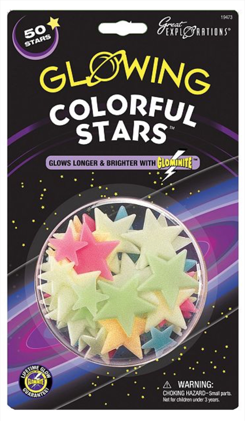 Colourful Stars Glow-In-The-Dark/Product Detail/Educational