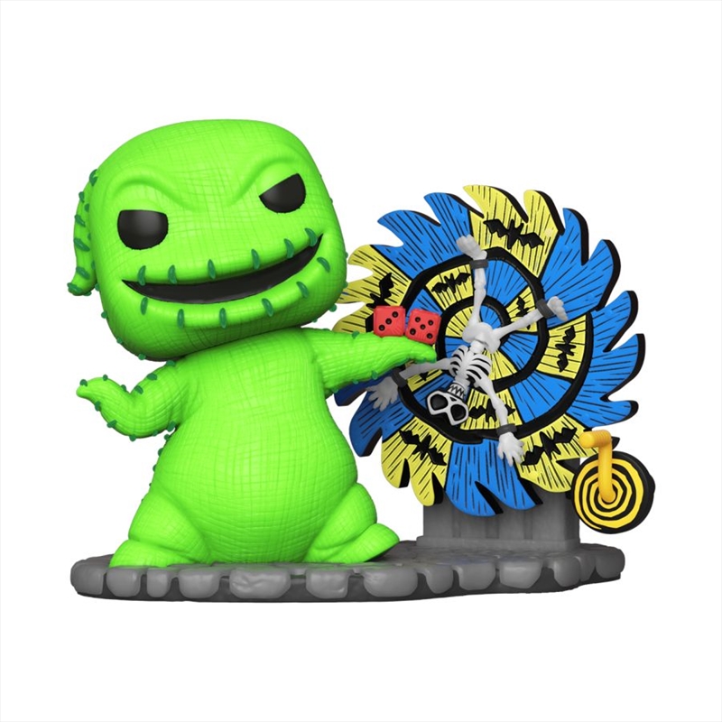 The Nightmare Before Christmas - Oogie Boogie with Spinwheel Neon US Exclusive Pop! Deluxe [RS]/Product Detail/Movies