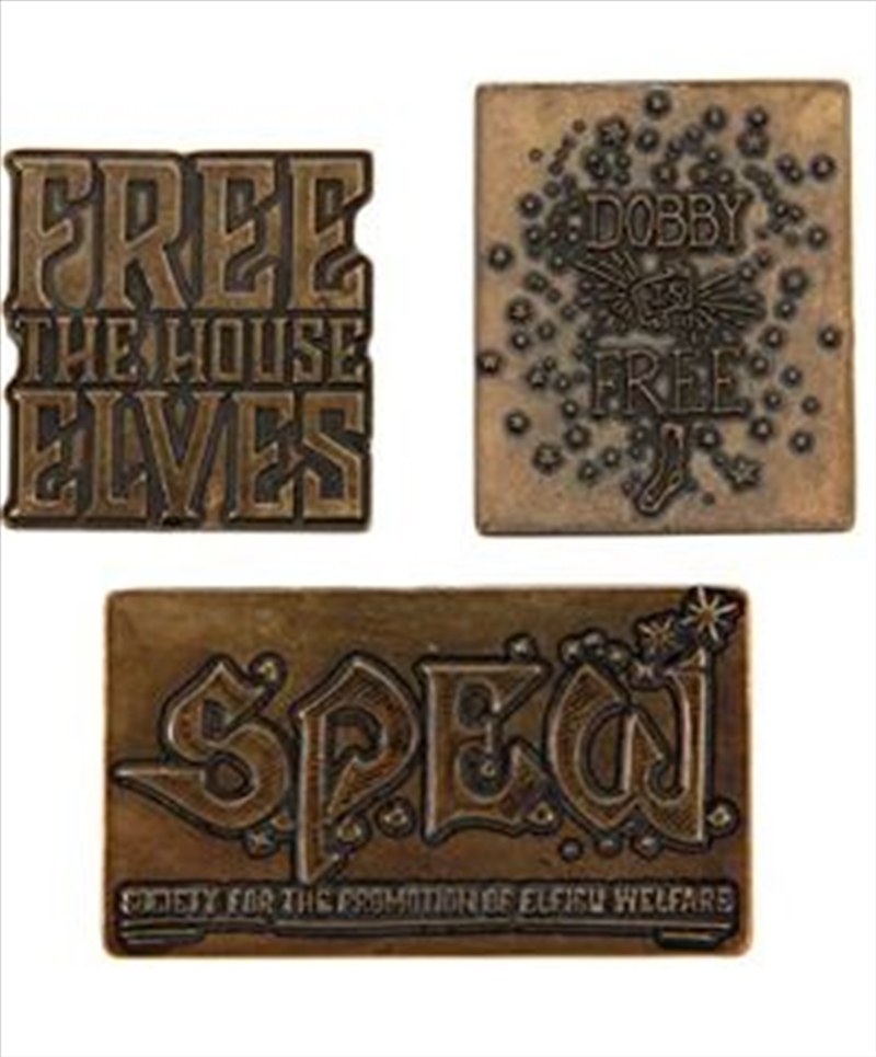 Buy Harry Potter S.P.E.W. Badge Pin Set Online Sanity