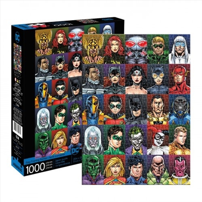 DC Comics Faces 1000 Piece Puzzle/Product Detail/Film and TV