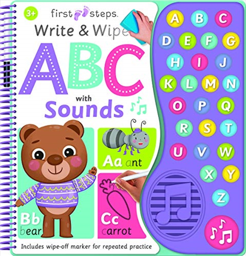 First Steps Write And Wipe Abc With Sounds (board Books)/Product Detail/Early Childhood Fiction Books